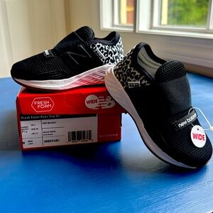 New with tags and box.  Girls New Balance Fresh Foam Roav Slip-Ons